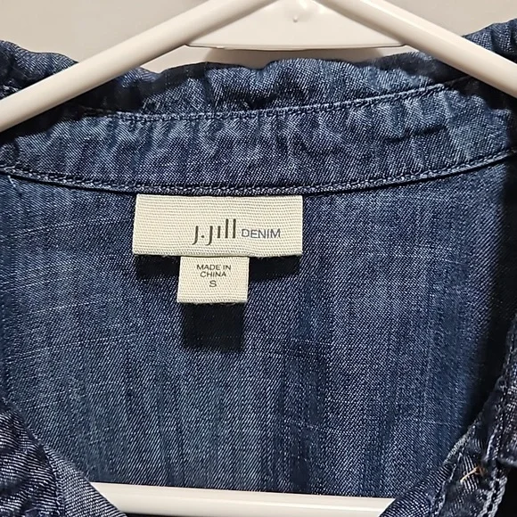J. Jill denim button up shirt - Picture 2 of 5